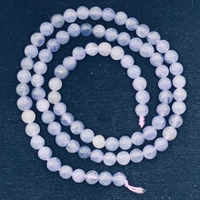 Load image into Gallery viewer, Tanzanite Gemmy Round Half-Strand | 5 mm | Lavender | 40 Beads |
