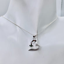 Load image into Gallery viewer, Faith, Hope, Love Heart Cross Sterling Silver Pendant | 1&quot; Long| Silver| 1 |
