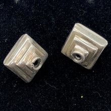 Load image into Gallery viewer, 1 Large 13.5x12.5mm 2.6G Sterling Silver Double Stepped Pyramid Beads 003298 - PremiumBead Alternate Image 4
