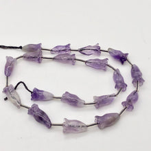 Load image into Gallery viewer, 2 Lovely Carved Amethyst Trumpet Flower Beads | 2 Beads | 16x9mm | 10825 - PremiumBead Alternate Image 6
