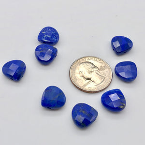 Natural, Untreated Lapis Lazuli Flat Faceted Briolette Bead Strand 106856 - PremiumBead Alternate Image 4