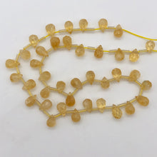 Load image into Gallery viewer, 6 Sparkling Warm Citrine Faceted Briolette Beads 004862 - PremiumBead Alternate Image 10
