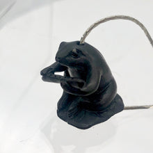 Load image into Gallery viewer, Intricately Carved Musical Teak Froggie Ojime Bead | 22x19x18mm | Brown - PremiumBead Alternate Image 5
