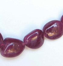 Load image into Gallery viewer, 227cts Rich Natural Non-Heated Ruby Art Cut Bead Strand 109671A - PremiumBead Alternate Image 4

