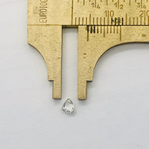 0.24cts Natural White Diamond Tabiz Briolette Bead 10617D