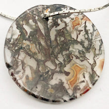 Load image into Gallery viewer, Moss Agate 24mm Disc Pendant Bead 4848Bp - PremiumBead Primary Image 1
