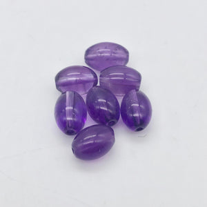 Yummy Natural Amethyst Rice Oval Beads | 10x7mm | 3 Beads | 6202 - PremiumBead Alternate Image 7