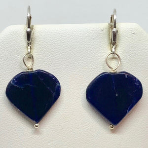 Lovely Hearts Blue Sodalite & Silver Earrings 300514A - PremiumBead Alternate Image 4
