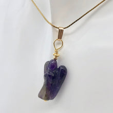 Load image into Gallery viewer, On the Wings of Angels Amethyst 14K Gold Filled 1.5&quot; Long Pendant 509284AMG - PremiumBead Alternate Image 5
