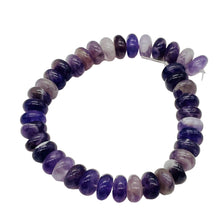 Load image into Gallery viewer, Twilight Natural Amethyst Roundel Bead 1/2 Strand (38 Beads) 9414HS
