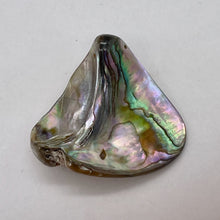 Load image into Gallery viewer, Abalone Hinge Shell | 33x37x10mm | Silver Pink | 1 Pendant Bead |
