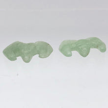 Load image into Gallery viewer, Spring 2 Hand Carved Aventurine Bat Beads | 21x16x5mm | Green - PremiumBead Alternate Image 10
