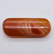 Load image into Gallery viewer, 1 Bead of Red Orange Sardonyx 41x16mm Pendant Bead 9589A
