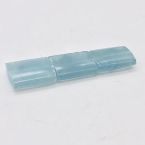 Aquamarine Bevelled Rectangle Pendant Bead | 19x15x6mm | Blue | 1 Bead | 00805p - PremiumBead Alternate Image 6