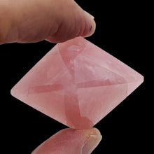 Load image into Gallery viewer, Rose Quartz Double Pyramid | 47x43mm | Pink | 1 Display Specimen |
