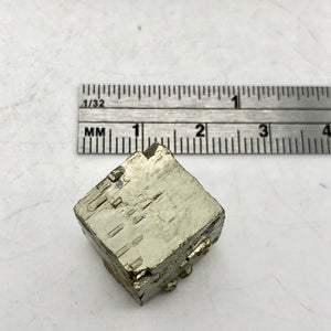Pyrite Cube Display Specimen! W/Quartz! |.5x.5x.5mm | silver | cube | 1 each | - PremiumBead Alternate Image 5