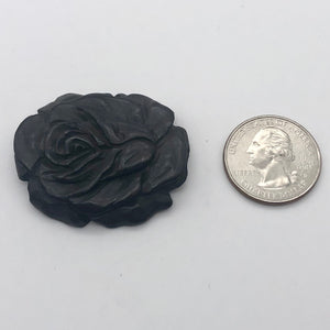 Flora Curved Carved Bone Rose Flower Pendant Bead 10627 - PremiumBead Alternate Image 4