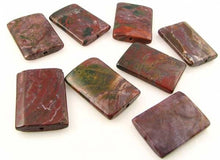 Load image into Gallery viewer, Balance Red Devil Jasper Rectangle Pendant Bead 6653E - PremiumBead Primary Image 1
