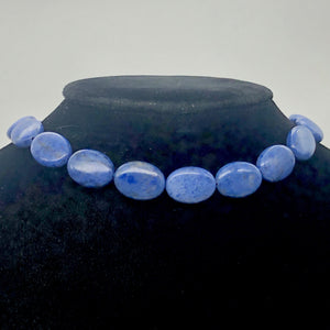 Dumortierite Oval Stone | 18x13x6 | Blue | 21 Bead(s) |
