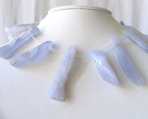 810cts Natural Blue Chalcedony Bead Strand 110510H - PremiumBead Primary Image 1