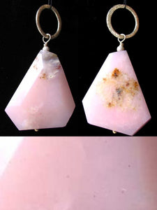 Designer! Pink Peruvian Opal & Silver Pendant 509862F - PremiumBead Primary Image 1