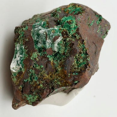 Conicalcite Display Specimen - Green against Dark Matrix 10667B - PremiumBead Primary Image 1