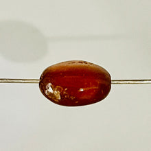 Load image into Gallery viewer, 1 Finest AAA Hessonite Red Garnet 9 to 10mm Bead 1227E
