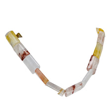 Load image into Gallery viewer, Natural Quartz Orange 20x12mm Rectangle Bead Strand 109338
