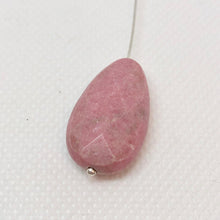 Load image into Gallery viewer, Rare 1 Faceted Pink Rhodonite Pear Pendant Bead 7104 - PremiumBead Alternate Image 2
