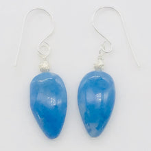 Load image into Gallery viewer, Lapis Lazuli and Sterling Silver Earrings | 1 5/8&quot; (Long) | Blue | 1 Pair |
