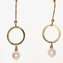 Load image into Gallery viewer, Wedding White FW Pearls and Vermeil Earrings 304504A - PremiumBead Primary Image 1
