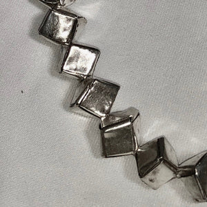 Remarkable 1 Thai Hill Tribe 'Origami' Fine Silver Cube Bead 005444 - PremiumBead Primary Image 1