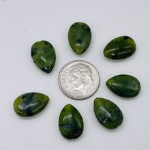 Load image into Gallery viewer, 7 Beads of Premium Briolette Nephrite Jade Beads 10264P
