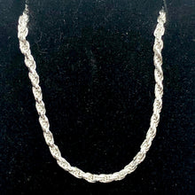 Load image into Gallery viewer, 22&quot; Italian Made 6.5 Grams of Solid 2mm Silver Rope Chain Necklace - PremiumBead Alternate Image 2
