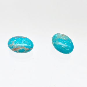 Two Sky Blue 16x12x8mm Skipping Stone Beads - PremiumBead Alternate Image 6