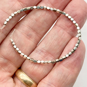 Points of Light 160 Sterling Silver Bali Bead Strand 100139