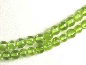 Sparkling Natural Peridot 4mm Bead 7 inch Strand 9638HS - PremiumBead Primary Image 1