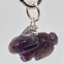Load image into Gallery viewer, Hop! Amethyst Bunny Rabbit Solid Sterling Silver Pendant 509255AMS - PremiumBead Alternate Image 6
