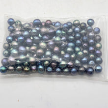Load image into Gallery viewer, Perfect Peacock Oval FW Pearls | 6.5x5.5-6x5mm | Peacock | Oval | 20 pearls | - PremiumBead Alternate Image 8
