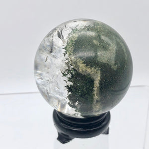 Lodalite Garden Chlorite Specimen Sphere | 53mm or 2.1" | Clear/Green | 211.5g - PremiumBead Alternate Image 3