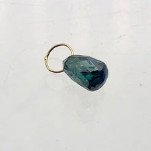 Load image into Gallery viewer, 0.8cts Blue Diamond Briolette 18K Gold Pendant - PremiumBead Alternate Image 7
