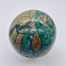 Load image into Gallery viewer, Azurite Malachite Chrysoprase Scry Crystal Sphere | 60mm | Green/Blue/Brown | 1
