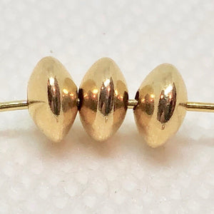 4 Shimmer 14K Gold Filled Saucer Beads 7874 - PremiumBead Alternate Image 2