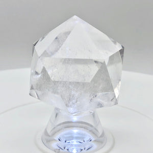 Quartz Crystal Icosahedron Sacred Geometry Crystal |Healing Stone|41mm or 1.6"| - PremiumBead Primary Image 1