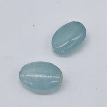 Load image into Gallery viewer, 2 Premium Aquamarine Oval Pendant Beads 008057P
